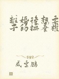 离婚后想要回孩子的抚养权该怎么办