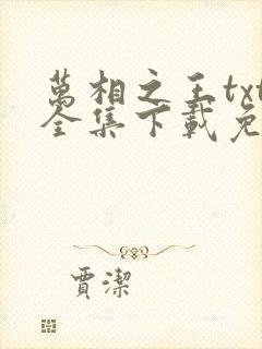 万相之王txt全集下载免费