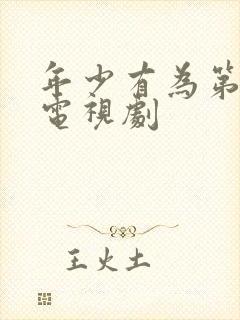 年少有为第四集电视剧封面