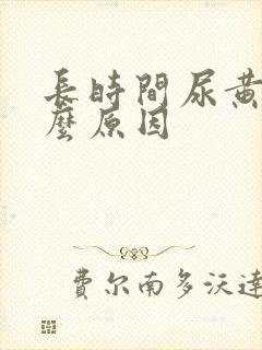 长时间尿黄是什么原因