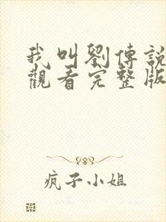 我叫刘传说免费观看完整版在线全集封面