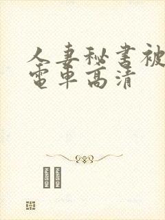 人妻秘书被痴汉电车高清