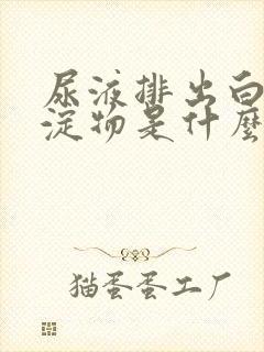 尿液排出白色沉淀物是什么原因