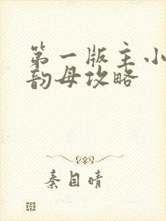 第一版主小说网韵母攻略