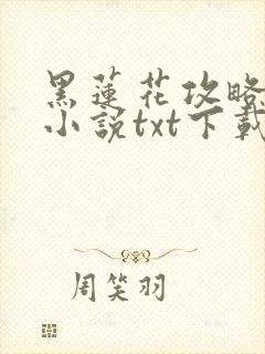 黑莲花攻略手册小说txt下载封面