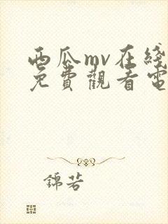 西瓜mv在线看免费观看电视剧