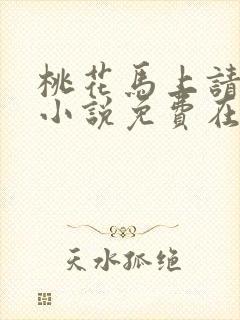 桃花马上请长缨小说免费在线阅读