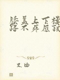 膝盖上下楼疼走路不疼应该怎么办封面