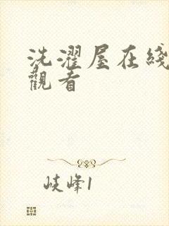 洗濯屋在线免费观看