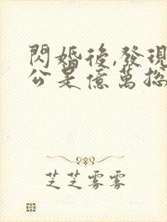 闪婚后,发现老公是亿万总裁有声版