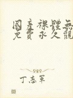 国产裸体无遮挡免费永久观看