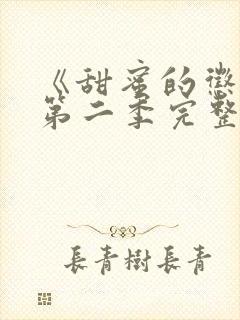 《甜蜜的惩罚》第二季完整版在线观