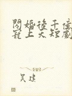 闪婚后千亿总裁宠上天短剧