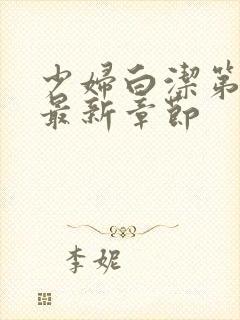 少妇白洁第三部最新章节