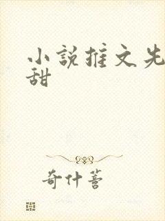 小说推文先虐后甜