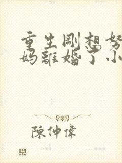 重生刚想努力爸妈离婚了小说