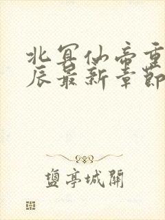 北冥仙帝重生叶辰最新章节