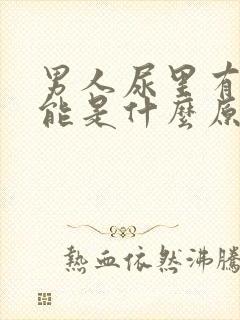 男人尿里有血可能是什么原因封面