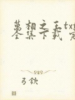 万相之王txt全集下载 完整版