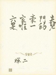 六家豪门夫人我是唯一的儿子