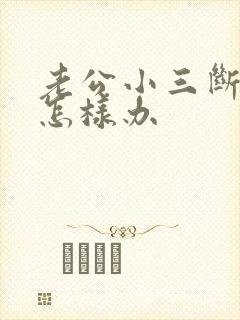 老公小三断不了怎样办