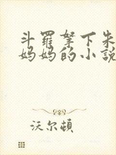 斗罗拿下朱竹清妈妈的小说