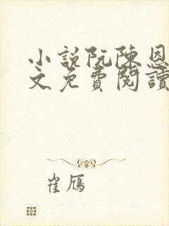 小说阮陈恩静全文免费阅读