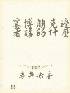 赛博朋克边缘行者讲的什么