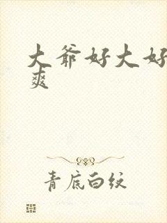 大爷好大好硬好爽