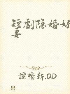 短剧隐婚好运甜妻