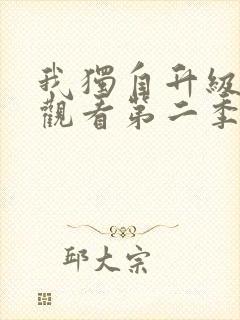 我独自升级在线观看第二季第12集