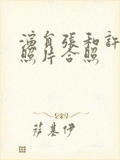 演员张和许亚军照片合照封面