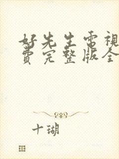 好先生电视剧免费完整版全集