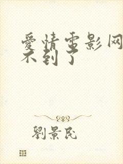 爱情电影网咋找不到了