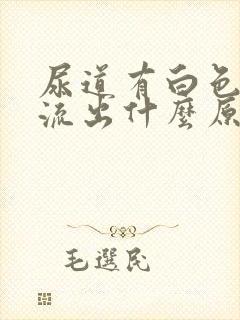 尿道有白色液体流出什么原因