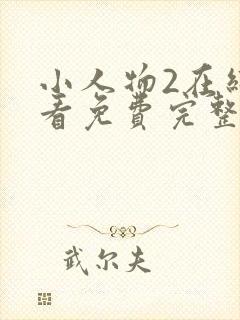 小人物2在线观看免费完整版封面