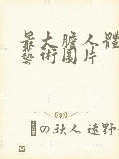 最大胆人体扒b艺术图片