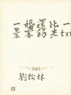 一婚还比一婚高晨雾的光txt