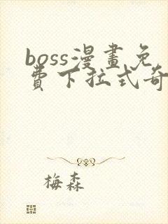 boss漫画免费下拉式奇漫屋封面