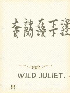 大神在下漫画免费阅读下拉式六漫画封面