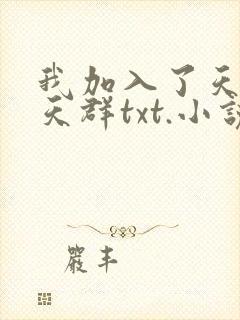 我加入了天庭聊天群txt.小说免费阅读封面