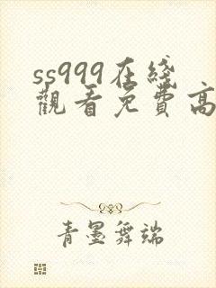 ss999在线观看免费高清电视剧封面