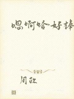 嗯啊哈好棒好爽封面