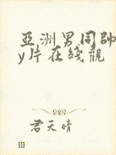 亚洲男同帅gay片在线观