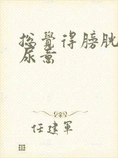 总觉得膀胱里有尿意