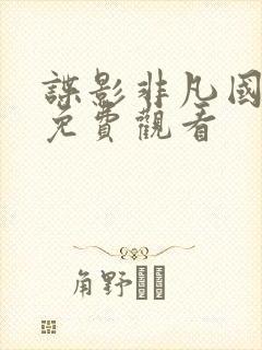 谍影非凡国语版免费观看