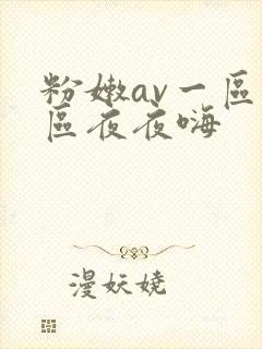 粉嫩av一区二区夜夜嗨封面