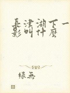 长津湖下一部电影叫什么