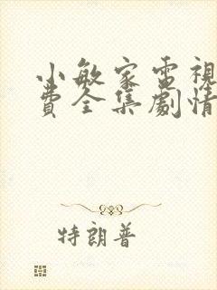 小敏家电视剧免费全集剧情