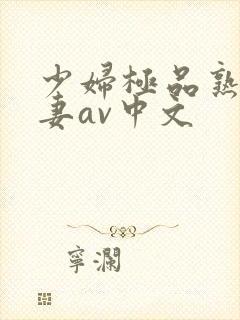 少妇极品熟妇人妻av中文